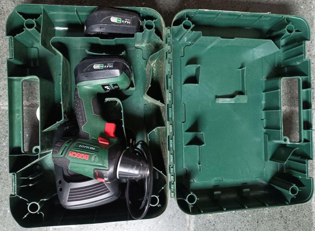 Bosch 14,4 V Boormachine, Boormachine, Gebruikt, Variabele snelheid, Ophalen of Verzenden