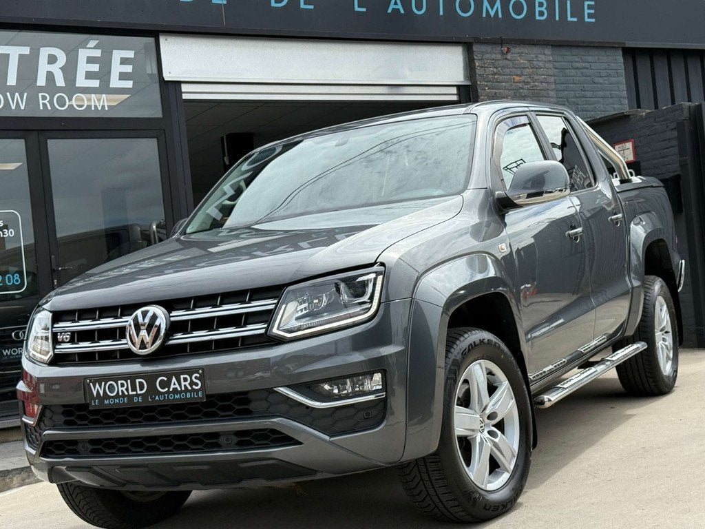 Volkswagen Amarok 3.0 V6 TDi 4MOTION HIGHLINE TVAC*BTWIN - L, Cuir, Argent ou Gris, Alarme, 6 cylindres