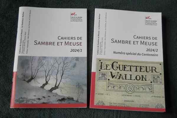 Lot de 3 Numéros des Cahiers de Sambre et Meuse (année 2024), Enlèvement ou Envoi, Utilisé