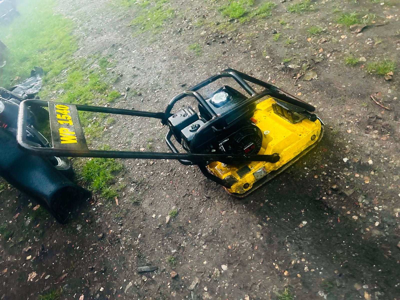 Wacker Neuson WP1540 benzine trilplaat, Doe-het-zelf en Bouw, Ophalen, Gebruikt