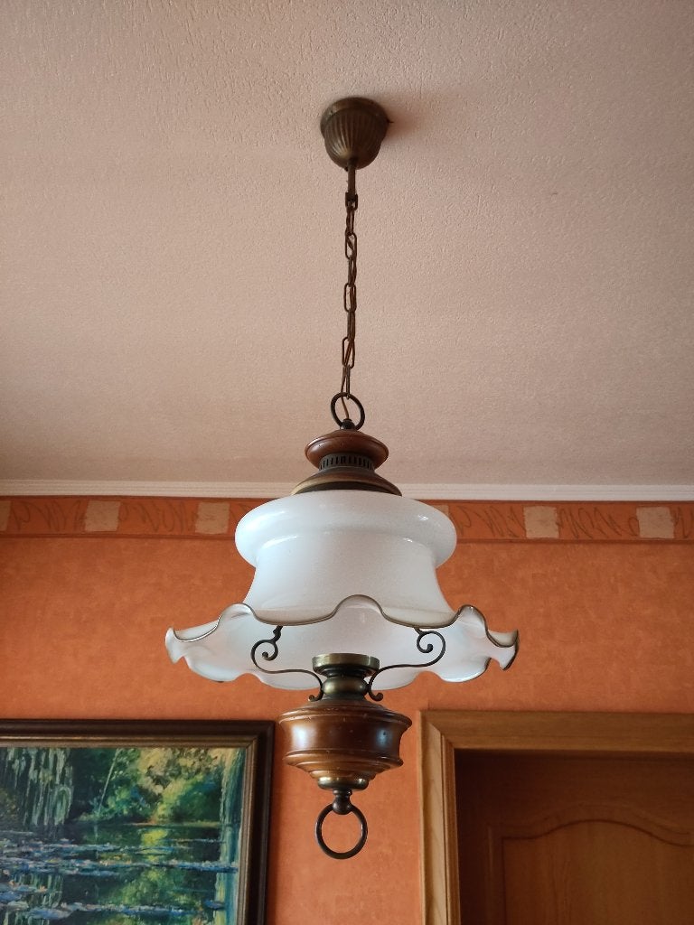 Elegante landelijke hanglamp olielamp-stijl, Enlèvement