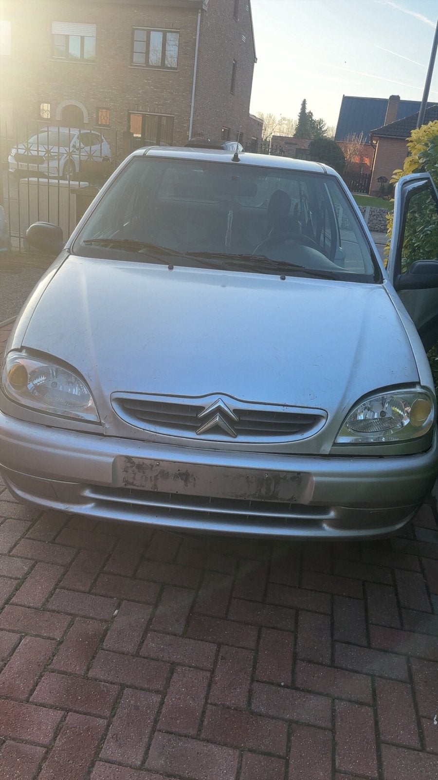 Citroën saxo 1.1, Auto's, Citroën, Zwart, Saxo, Wit, Handgeschakeld