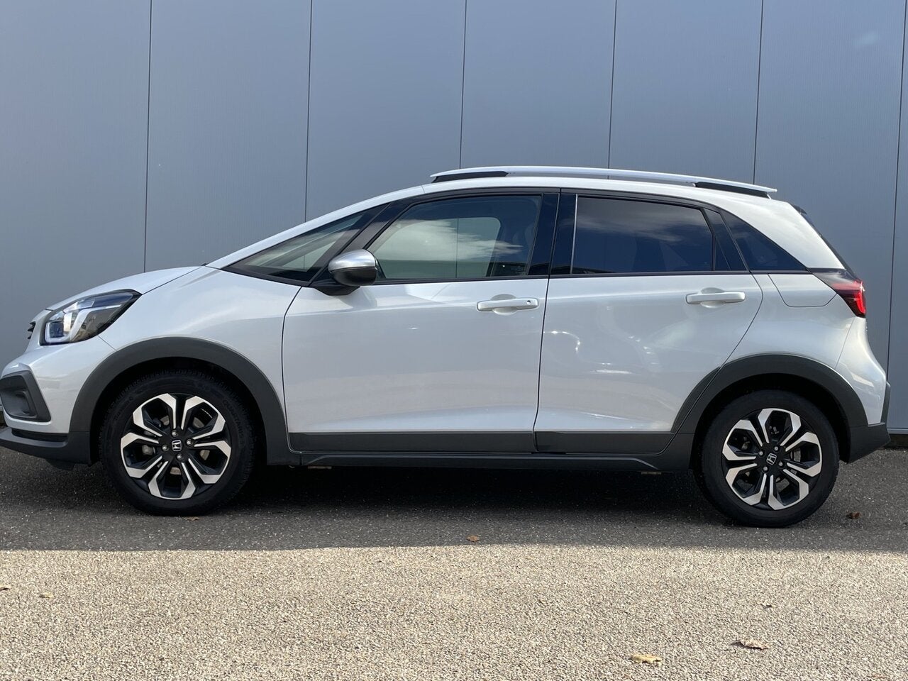 Honda Jazz 1.5 hybride cvt advance crosstar premium sylver, Auto's, 0 min, Euro 6, 89 kW, 0 kg