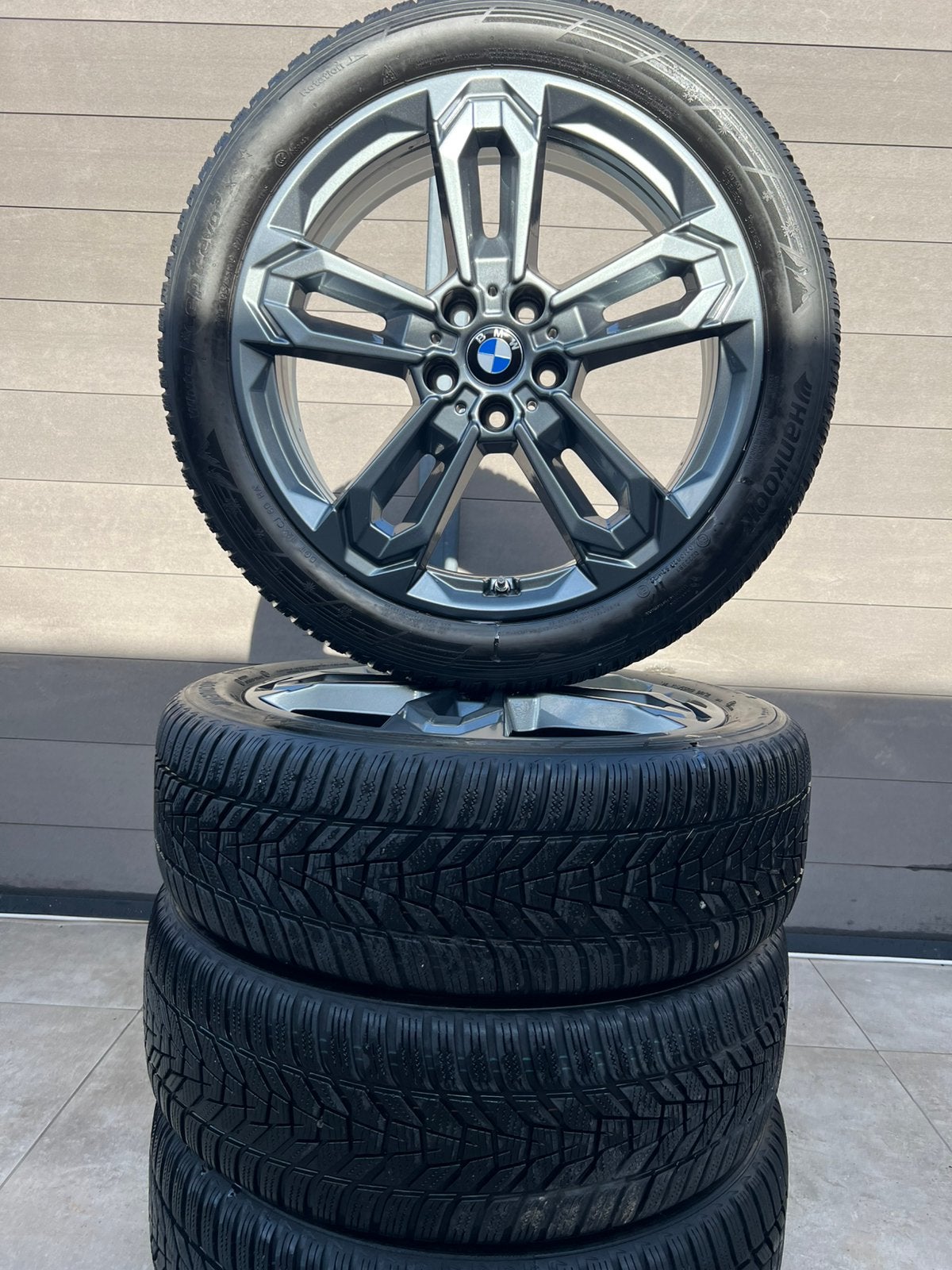 Jantes hiver BMW x1 x2 ix1 ix2 style 1041 195-55-19 U10 U11, Pneus et Jantes, Pneus hiver, Véhicule de tourisme, Utilisé