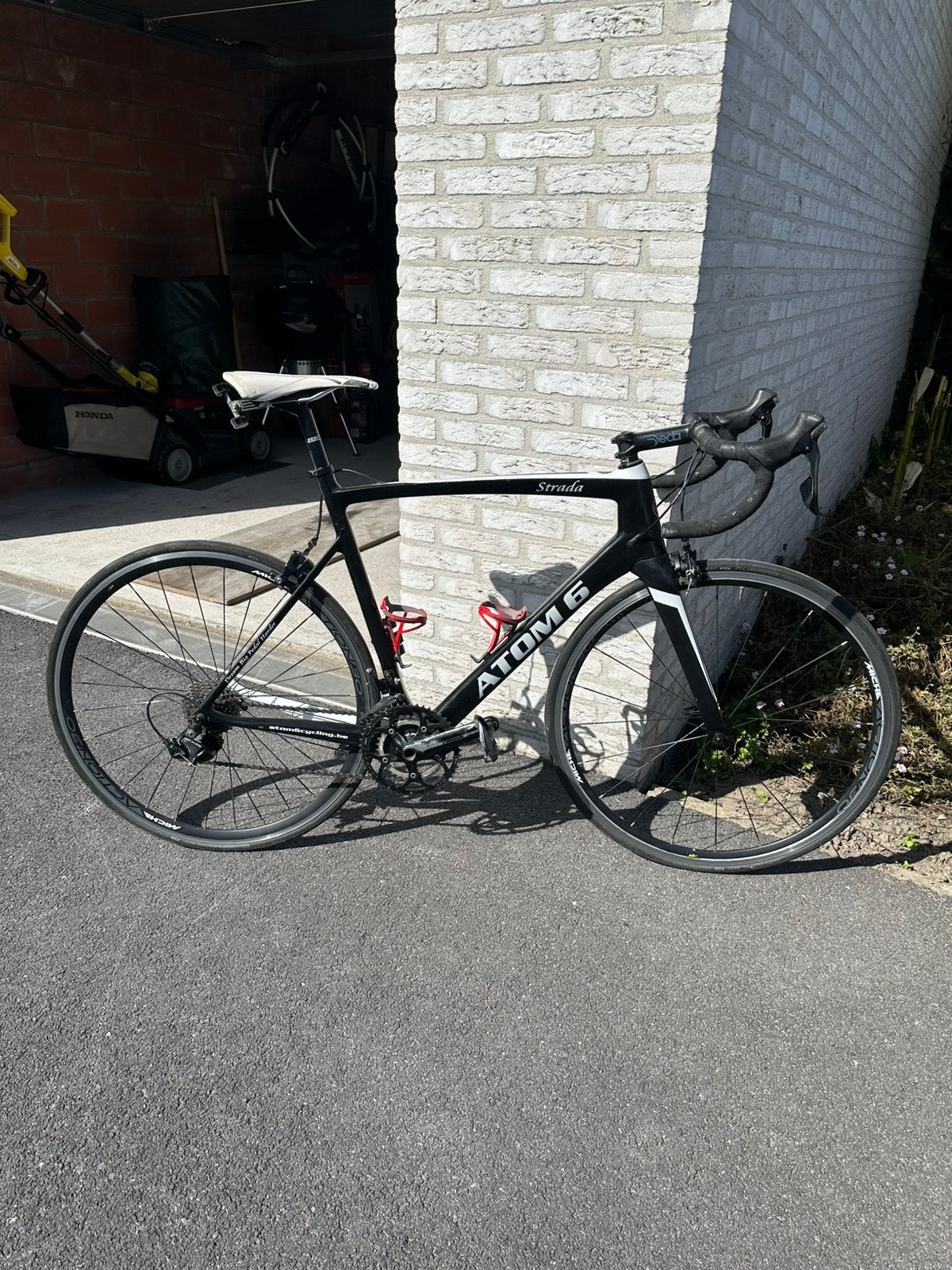 Atom 6 strada carbon koersfiets, Gebruikt, Carbon, 10 tot 15 versnellingen, Ophalen