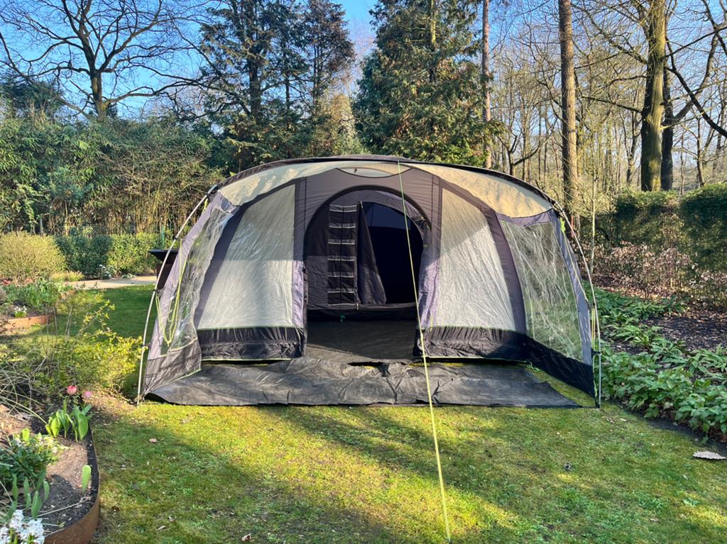Tunneltent KAMPA HAYLING 6, Caravans en Kamperen, Ophalen, Gebruikt, Tot en met 6