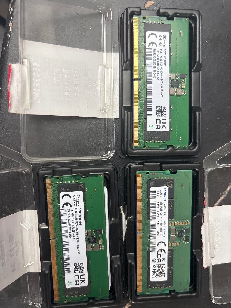 DDR5 SODIMM 3x 8GB, Informatique & Logiciels, Enlèvement ou Envoi, Comme neuf, DDR5