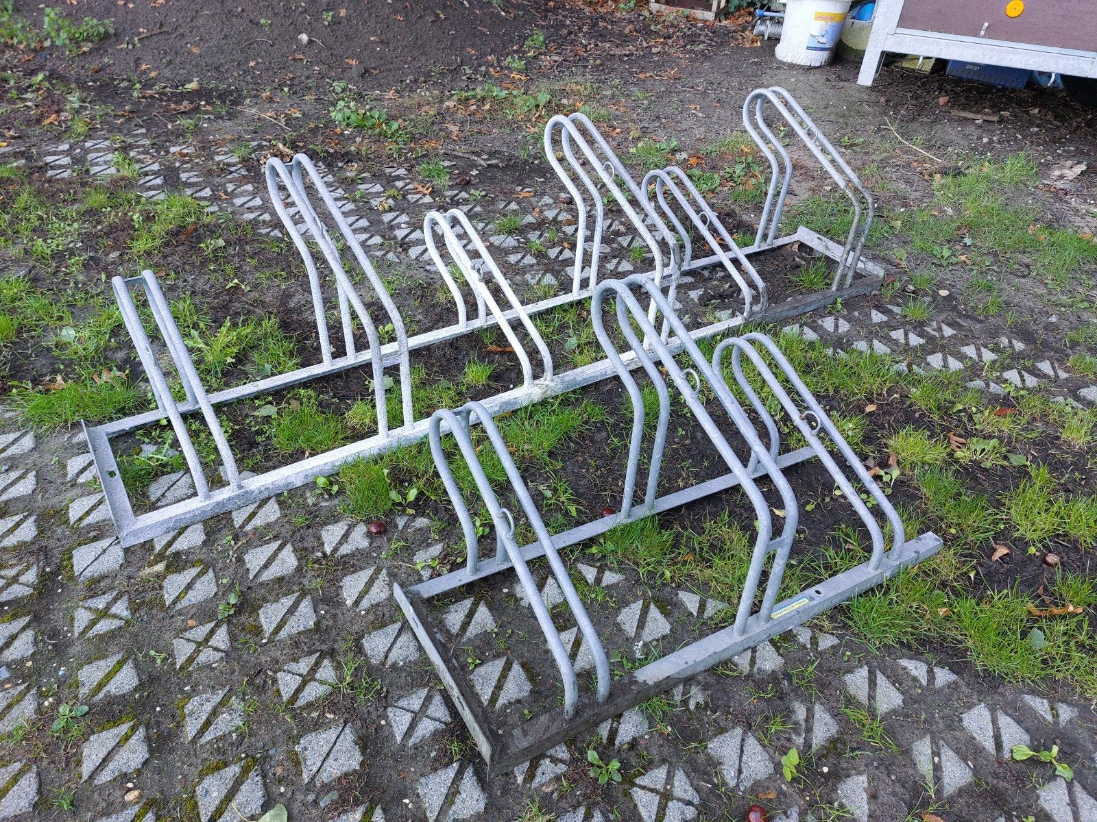 Fietsrekken, Ophalen