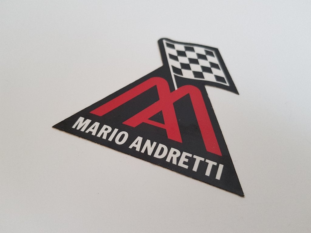 Mario Andretti - Vintage Indianapolis 500 race-decal - '70, Ophalen of Verzenden, Formule 1