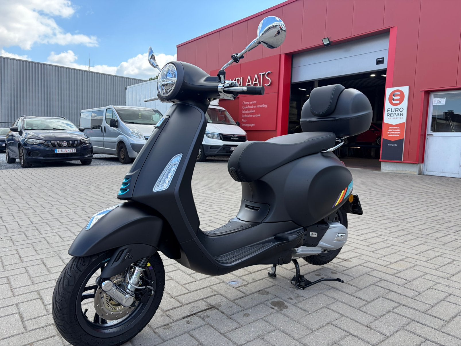 Vespa Primavera S 125cc mat zwart (rijbewijs B), Motoren, Nieuw, Bedrijf, 11 kW of minder, Automaat