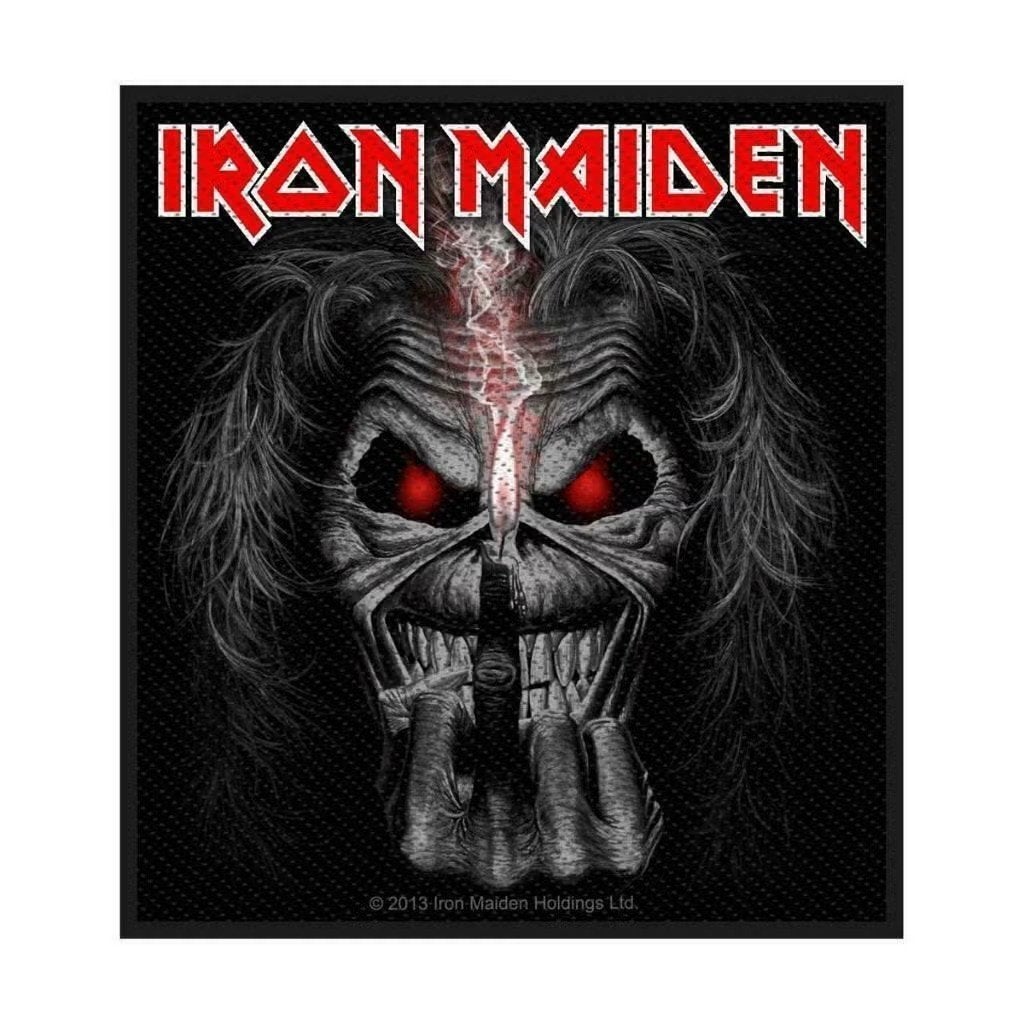Iron Maiden Eddie Candle Finger Patch officiële merchandise, Ophalen of Verzenden, Nieuw, Kleding