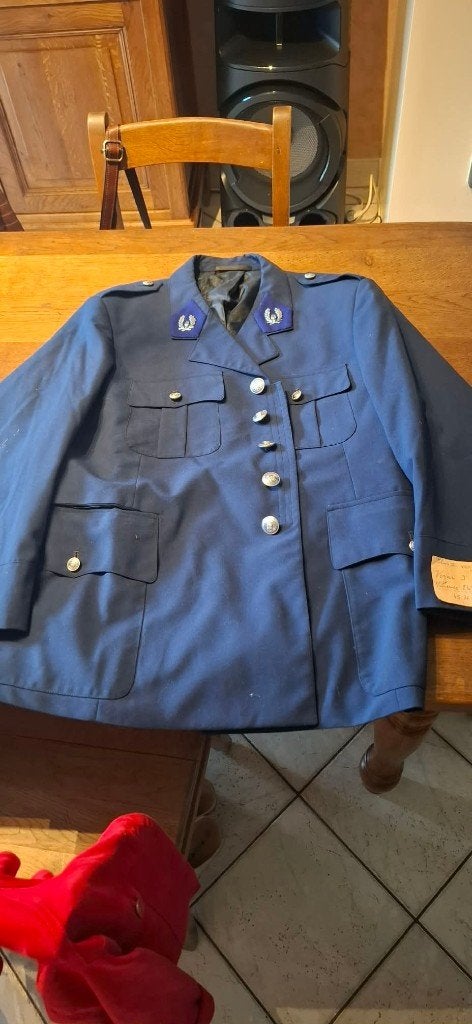 Belgique_Vareuse été Police rurale/Veldwachter 1980-2001, Verzamelen, Ophalen of Verzenden, Rijkswacht, Kleding of Schoenen
