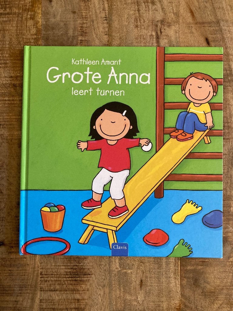 Prentenboek - Grote Anna leert turnen - Kattleen Amant, Livres, Livres d'images & Albums d'images, Enlèvement ou Envoi, Utilisé