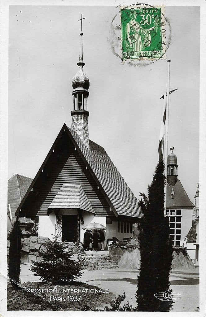 1937 - FRANCE - Paris : Centre régional de La Savoie, Collections, Envoi, 1920 à 1940, Affranchie, France