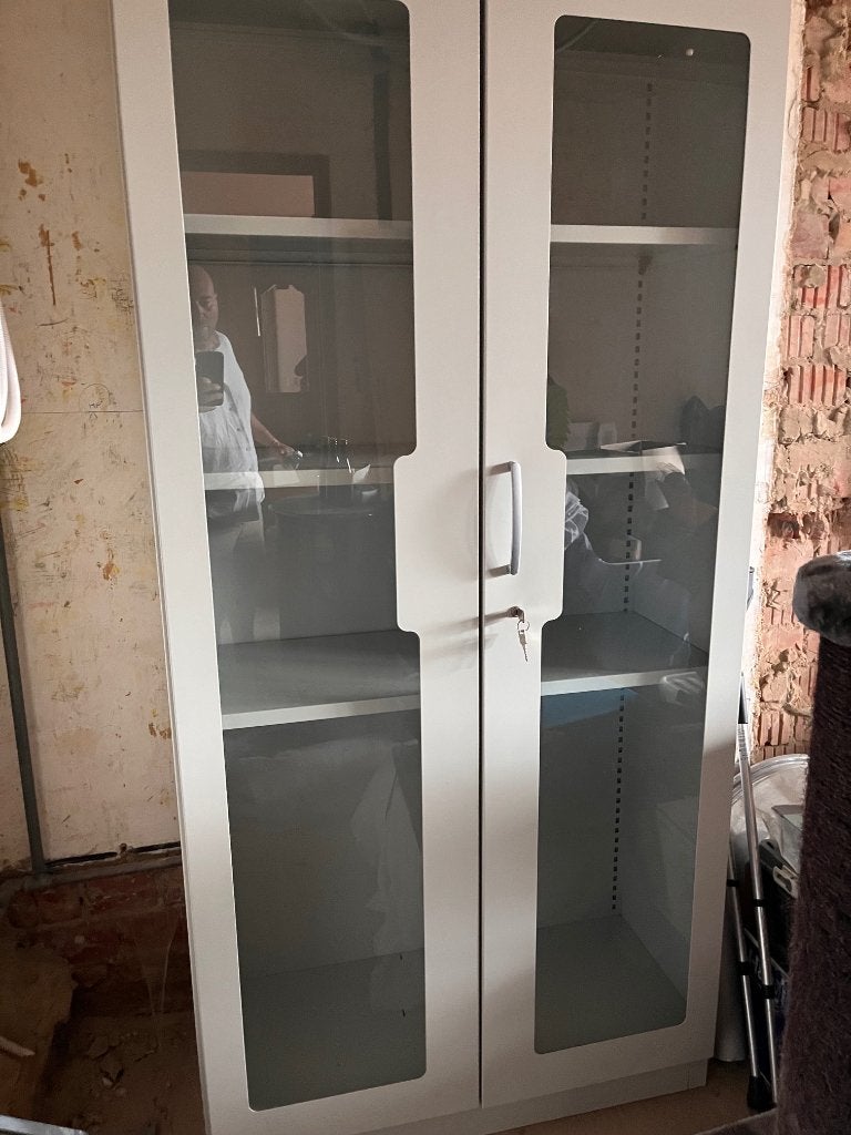 Metalen stevige Dossierkast, Huis en Inrichting, Kasten | Roldeurkasten en Archiefkasten, Ophalen, Gebruikt, Metaal, Met slot