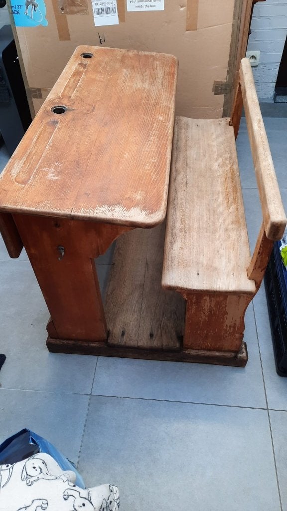 vintage schoolbank, Enlèvement