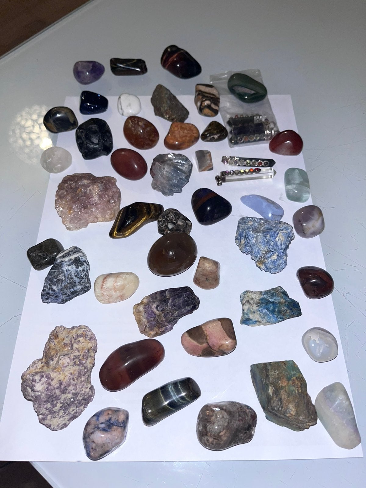 Lot de cristaux, Handtassen en Accessoires, Edelstenen, Gebruikt, Ophalen