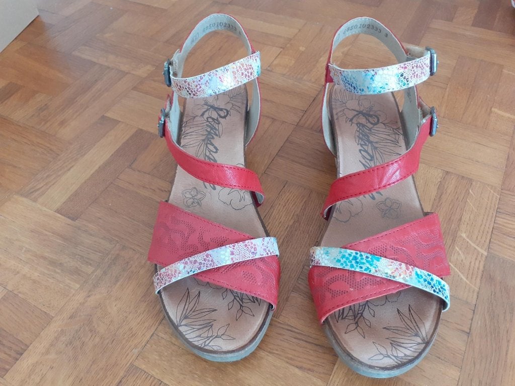 Sandales Remonte T 41, Rouge, Enlèvement ou Envoi, Remonte, Porté