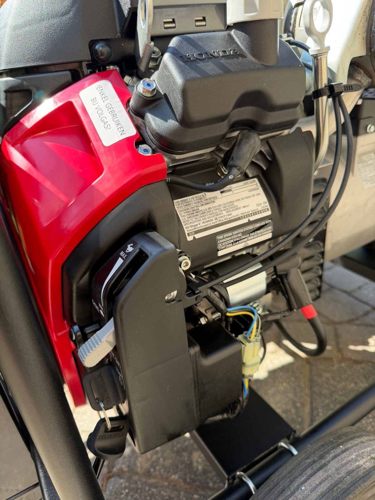 Nieuwe Stroomgroep Europower EP10000E Honda aggregaat, Neuf, 5 à 10 kVA, Démarrage électrique, Enlèvement