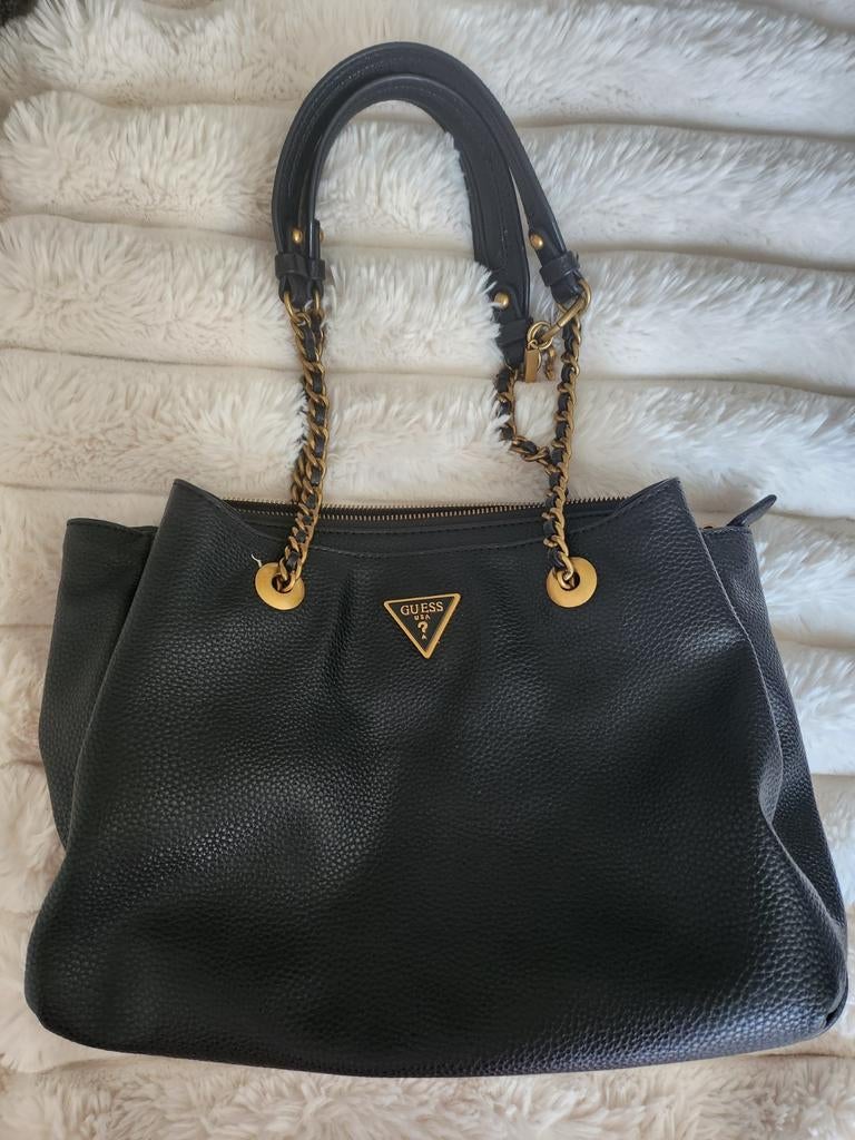 Guess handtas, Handtassen en Accessoires, Tassen | Damestassen, Ophalen, Zo goed als nieuw, Zwart, Handtas