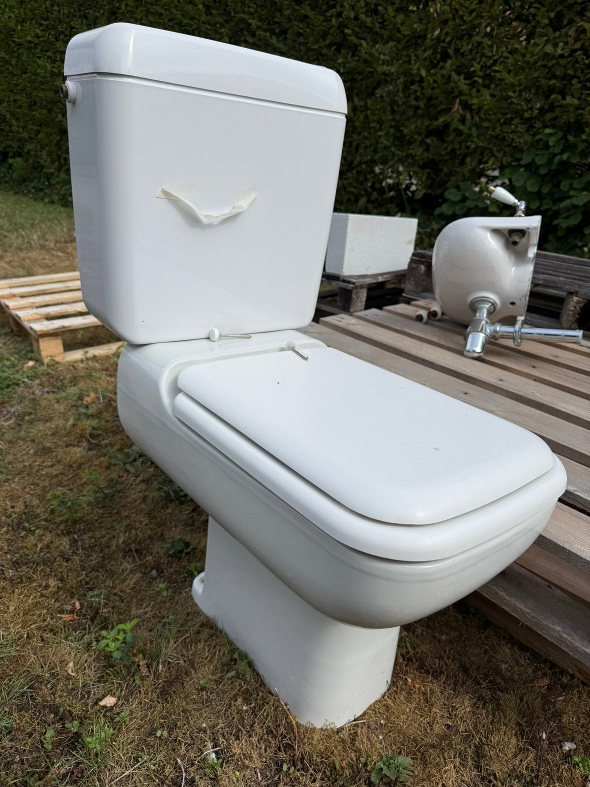 GRATIS staand toilet van Geberit, Ophalen, Gebruikt, Toilet