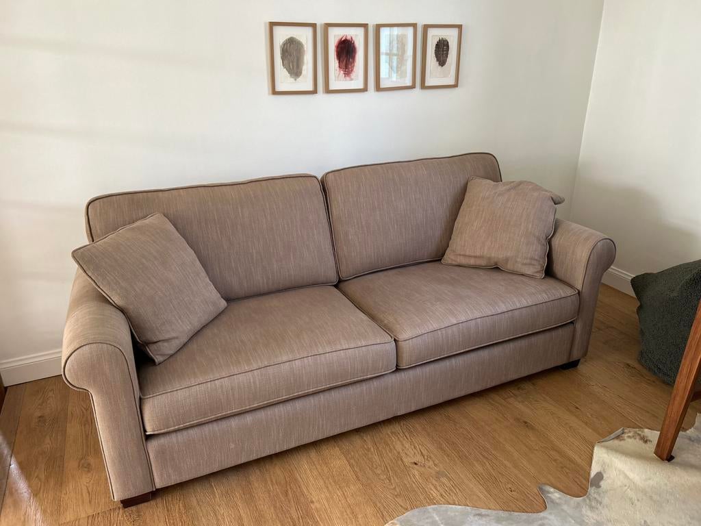 Klassieke zetel incl. 2 passende kussens., Huis en Inrichting, Ophalen, Gebruikt, Klassiek, Tweepersoons