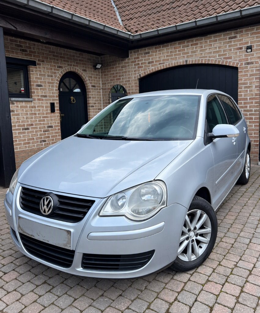 Vw Polo 1.2i 133000km 2009 LEZ 2035 1e eigenaar CT Ok 2 jaar, Auto's, Dealer onderhouden, Stof, Zwart, 5 deurs