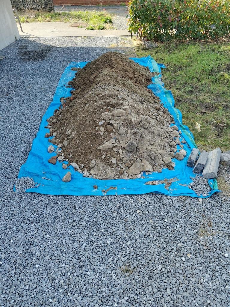 Zand/gebroken puin, Ophalen