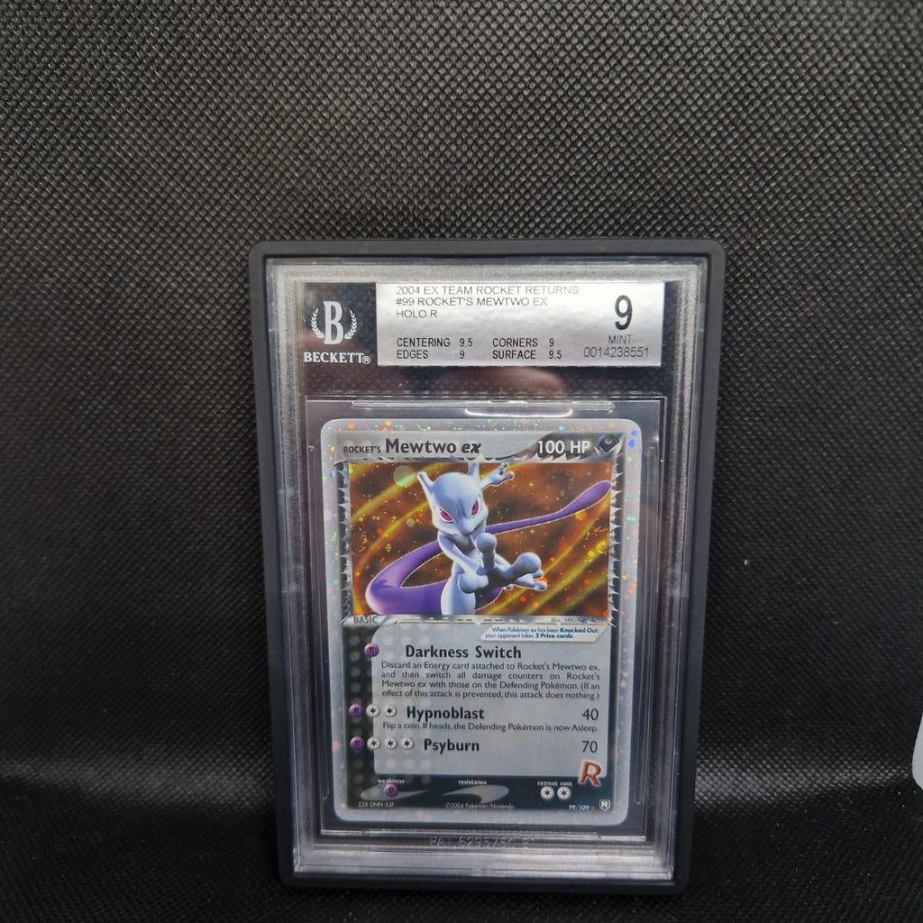 Rockets Mewtwo (ex Team Rocket) revient avec BGS 9, Enlèvement ou Envoi