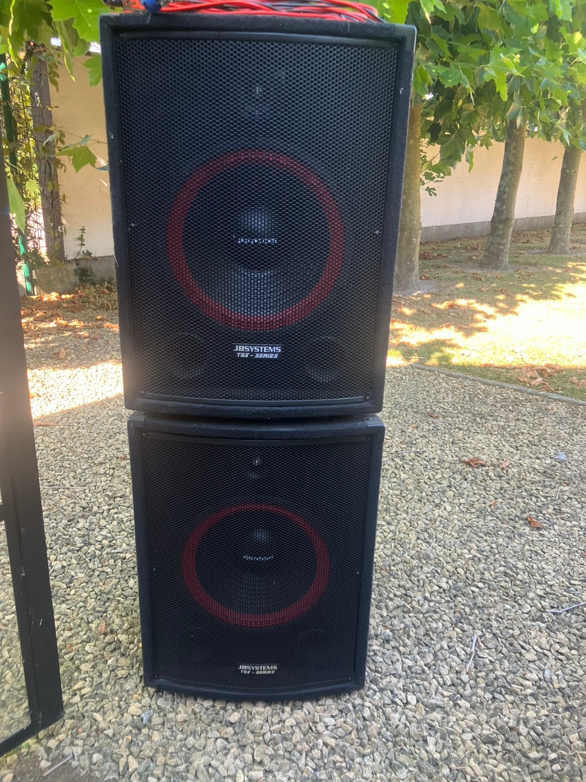 Jb systems tsx 4 stuks, JBL, Party speaker, Zo goed als nieuw, AUX-ingang
