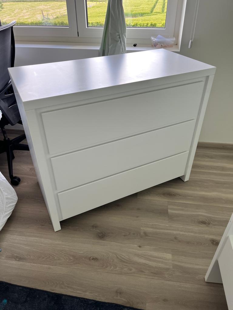 Bopita babyverzorgingscommode met 3 laden, Gebruikt, Overige typen, Standaard, Ophalen