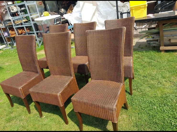 4 terrastoelen / tuinstoelen, Tuin en Terras, Ophalen, Zo goed als nieuw