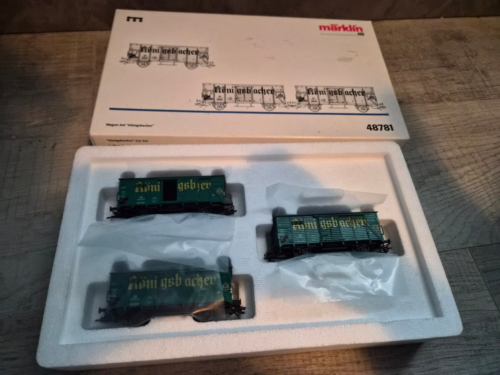 Marklin set 48781, Wisselstroom, Wagon, Ophalen of Verzenden, Zo goed als nieuw