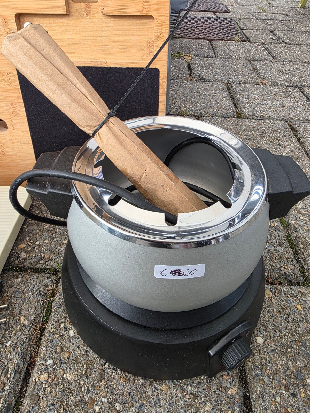 fondue stel, Enlèvement