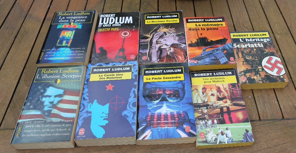 Lot de 9 romans - espionnage - Robert Ludlum, Enlèvement ou Envoi, Robert Ludlum.
