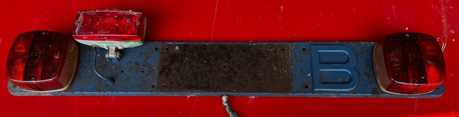 Vintage lichtbalk, Autos : Divers, Remorques Pièces, Enlèvement, Utilisé