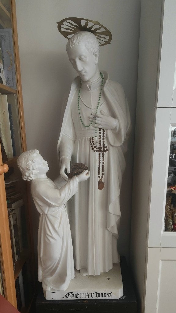 Statue d'église blanche Gerardus Majella, Antiquités & Art, Enlèvement