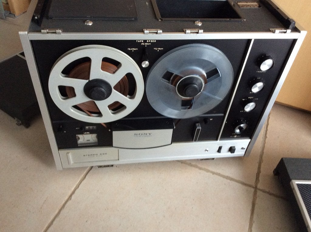 Bandopnemer Sony TC-530, Audio, Tv en Foto, Ophalen of Verzenden, Bandrecorder, Met stofkap
