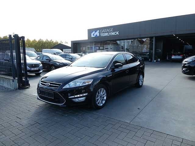 Ford Mondeo 5d 1.6 TDCi 115pk Titanium Luxe Leder Trekhaak, Auto's, Euro 5, Mondeo, Zwart, Bedrijf