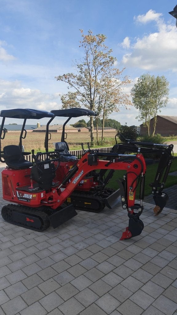 KINGWAY JOKER MINI 800KG | 73CM | 3 BAKKEN + HYDR. DUIM, Zakelijke goederen, Ophalen of Verzenden, Graafmachine