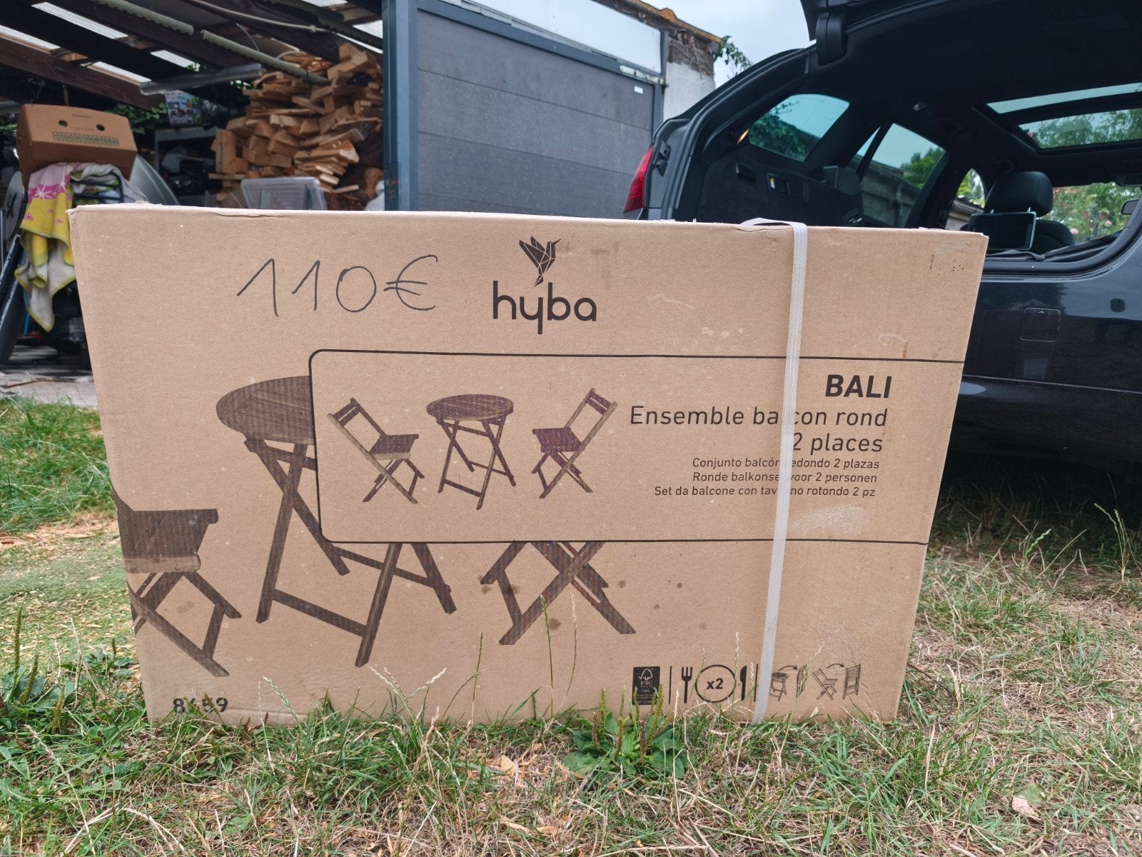 Balkon set nieuw, Enlèvement