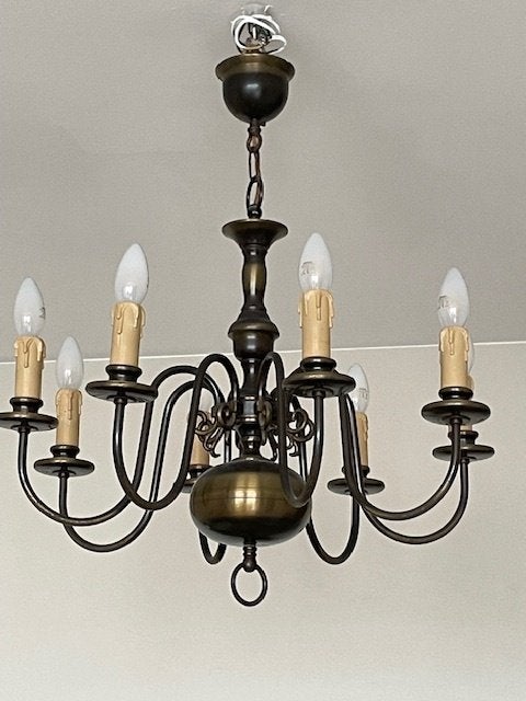 LUSTRE EN LAITON, Enlèvement, Comme neuf