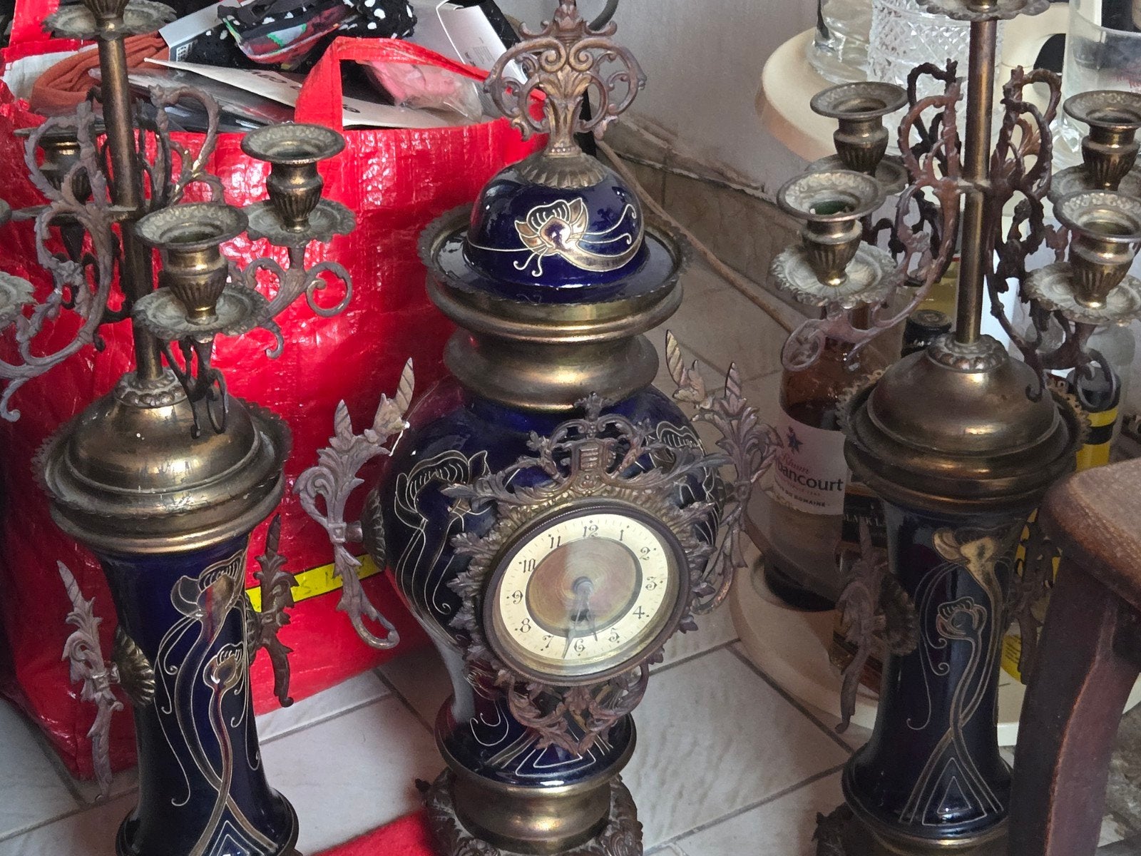 schouw garnituur in mooie staat., Antiek en Kunst, Ophalen