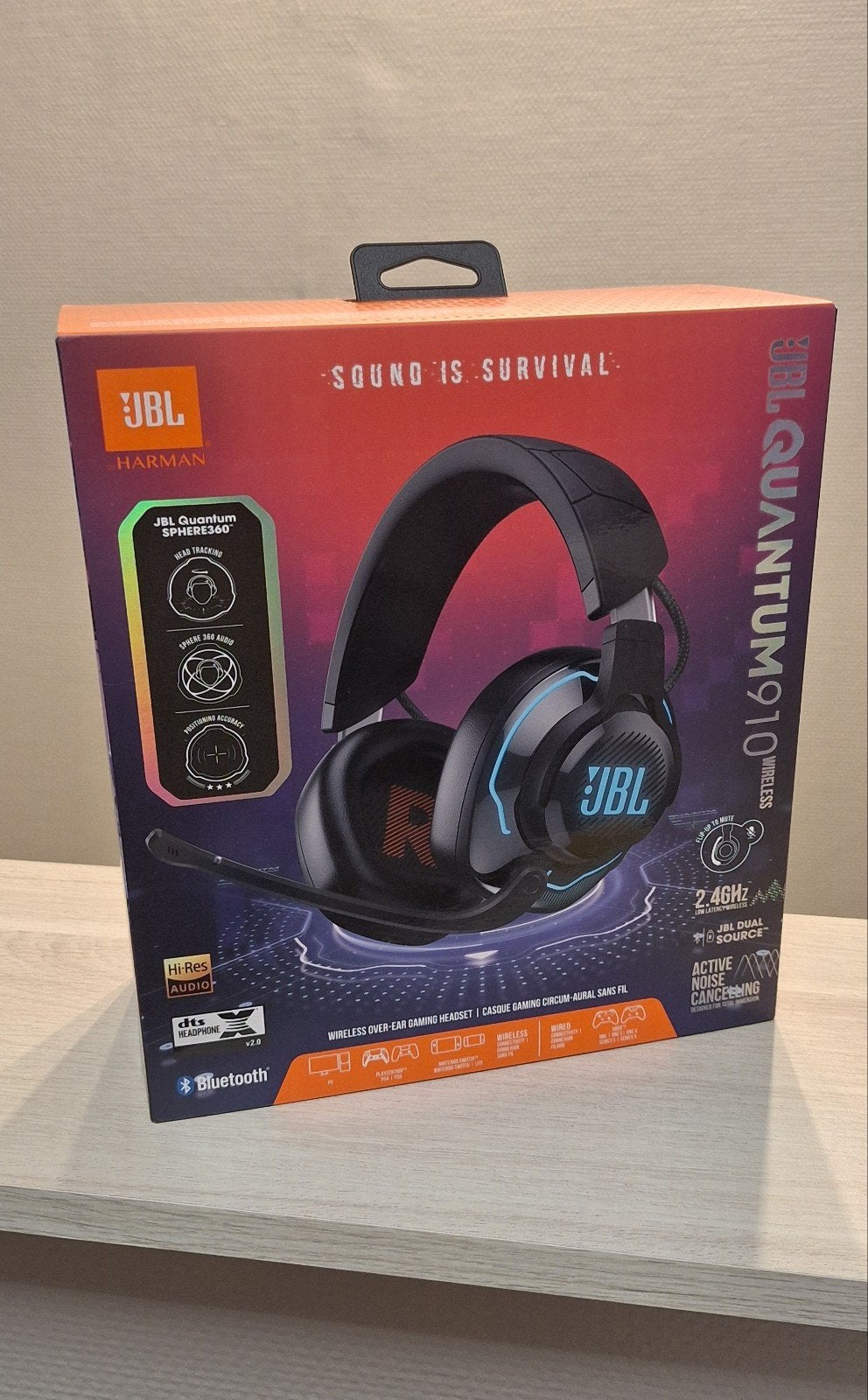 JBL Quantum 910, Enlèvement