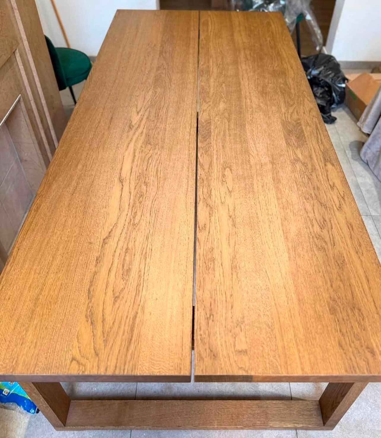 Table à manger 220x100, Maison & Meubles, Enlèvement, Comme neuf
