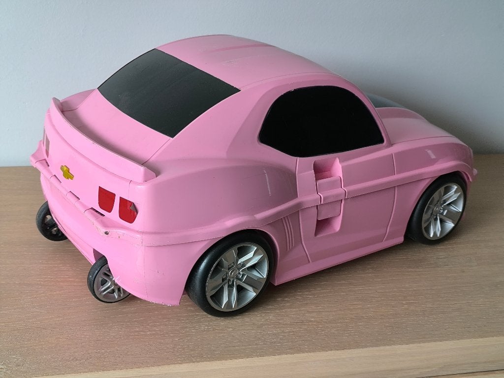 Welly Ridaz Valise de voyage/ voiture pour enfants. (Rose), Enlèvement ou Envoi, Rose, Moins de 35 cm, Utilisé