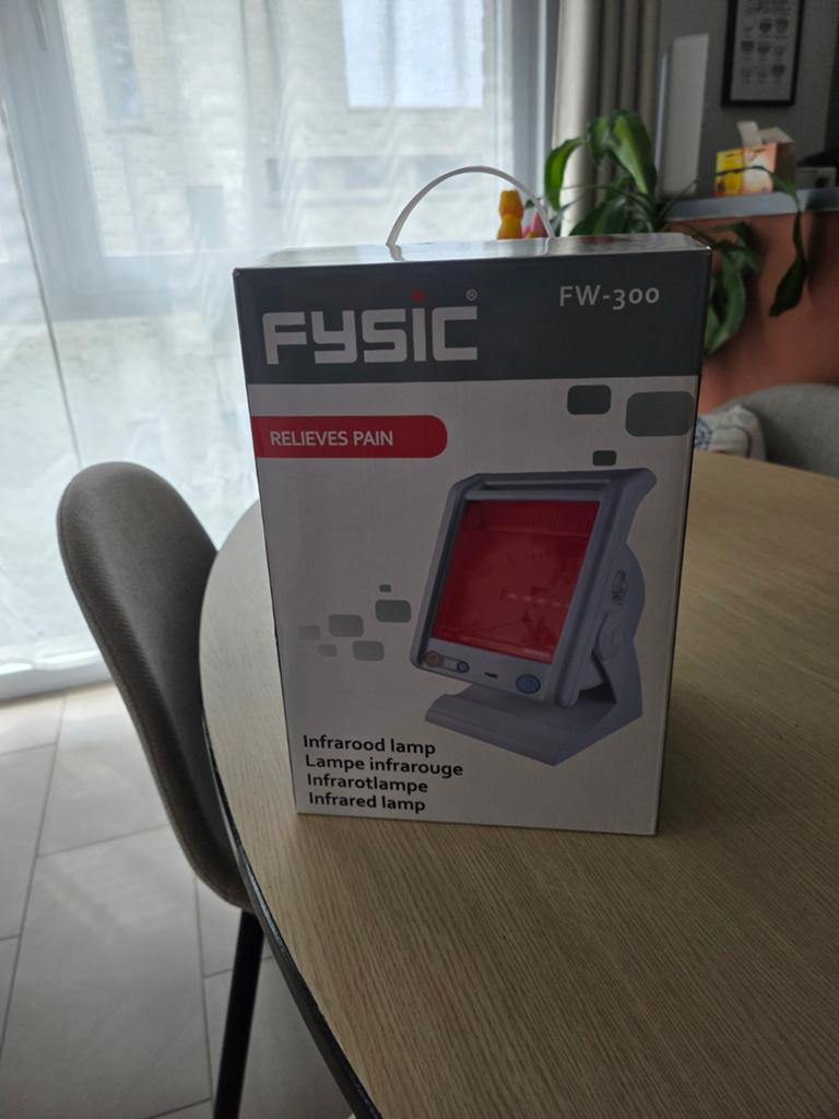 Infraroodlamp NIEUW, Ophalen