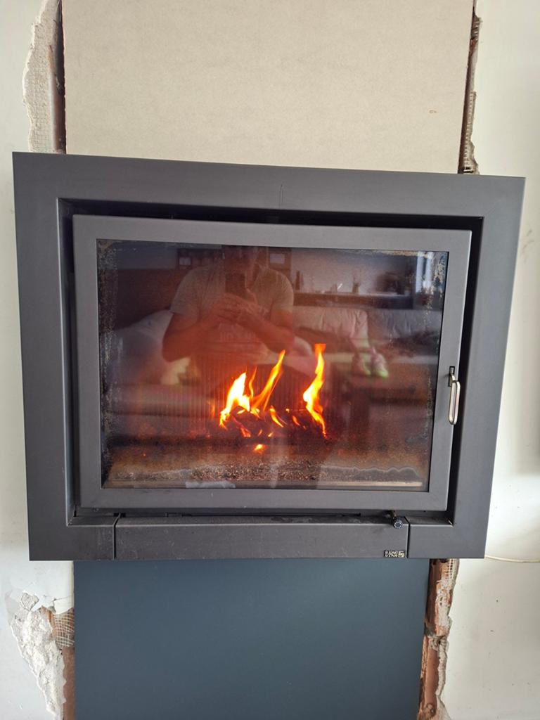 Inbouwhaard Bodart en Gonay Optifire 760, Ophalen, Gebruikt, Inzethaard, Houthaard