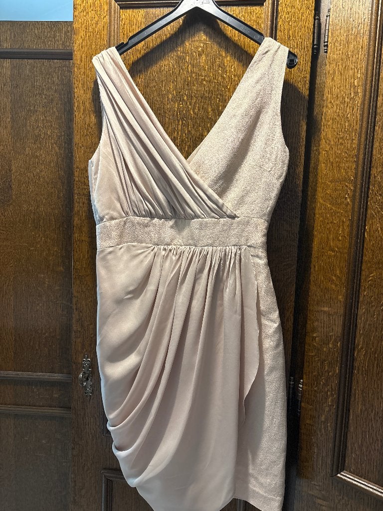 Cocktailjurk, Kleding | Dames, Gelegenheidskleding, Mango, Beige, Cocktailjurk, Zo goed als nieuw