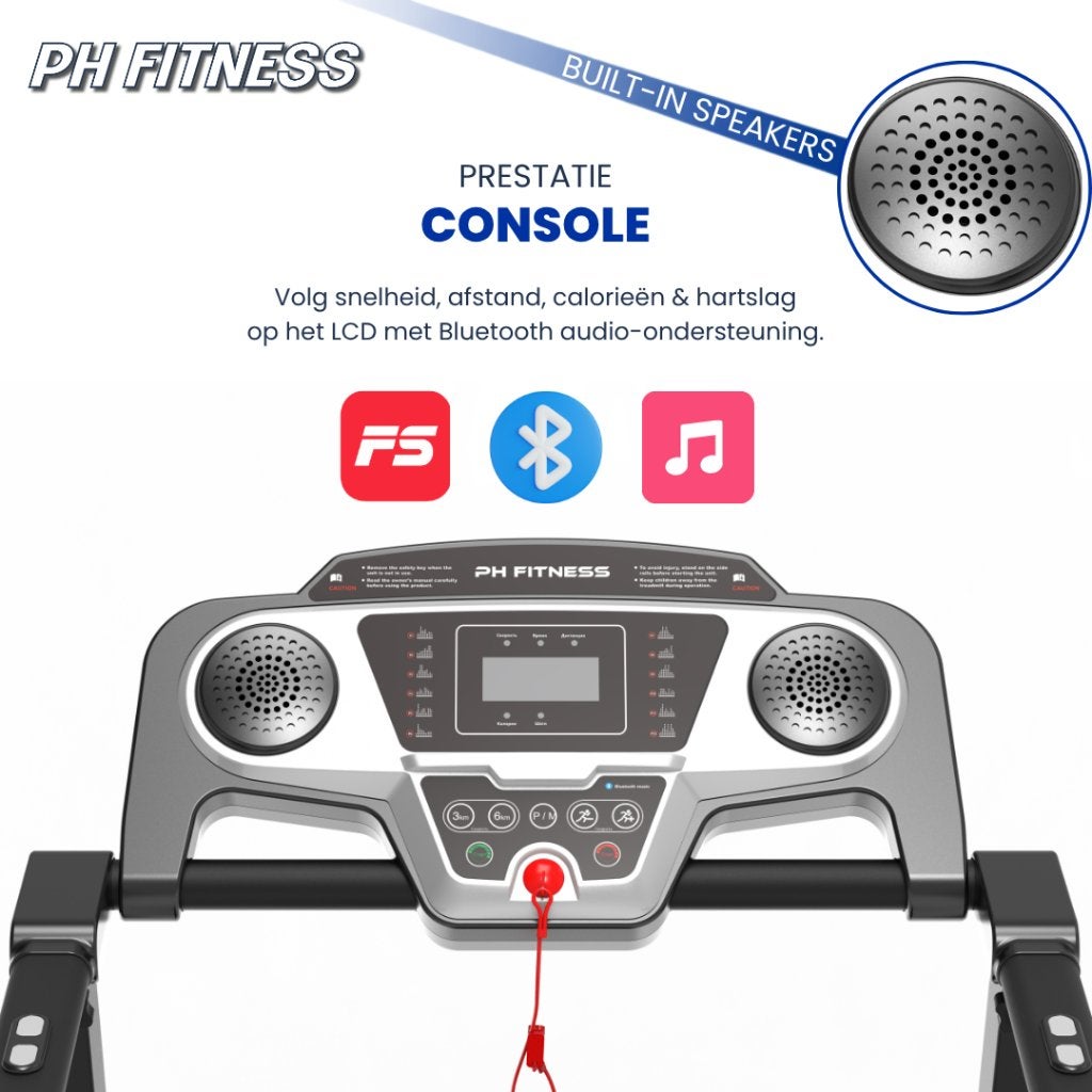 PH Fitness TR-800 Loopband - Treadmill 12 km/u, Ophalen, Nieuw, Overige typen